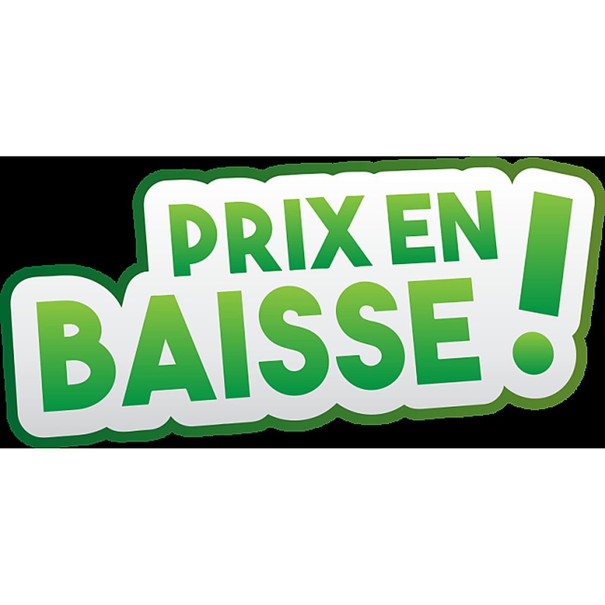 Sticker Soldes Prix Réduits - Signalétique Commerciale