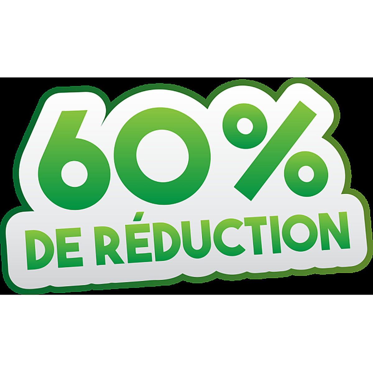Sticker Soldes -60% : Attirez les Clients