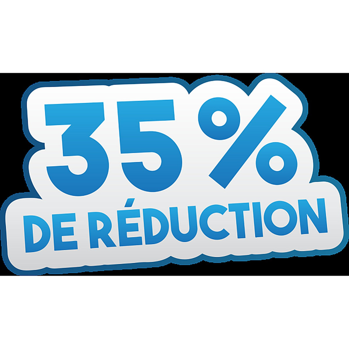 Sticker Promotion -35% | Signalétique Commerciale