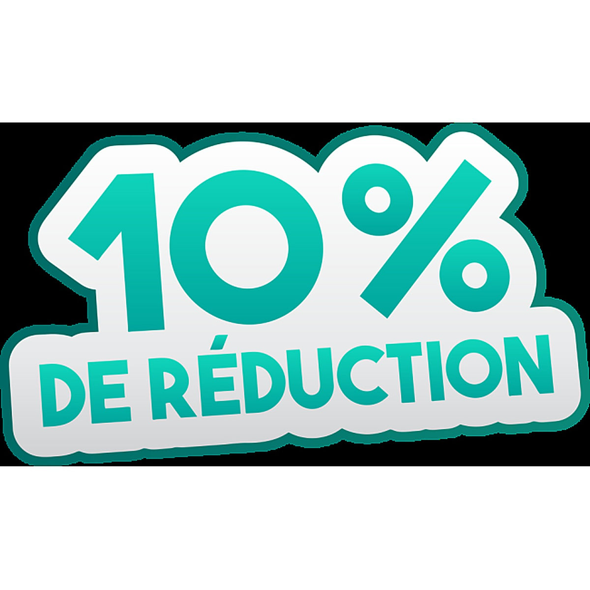 Sticker Promo -10% Réduction | SupStick