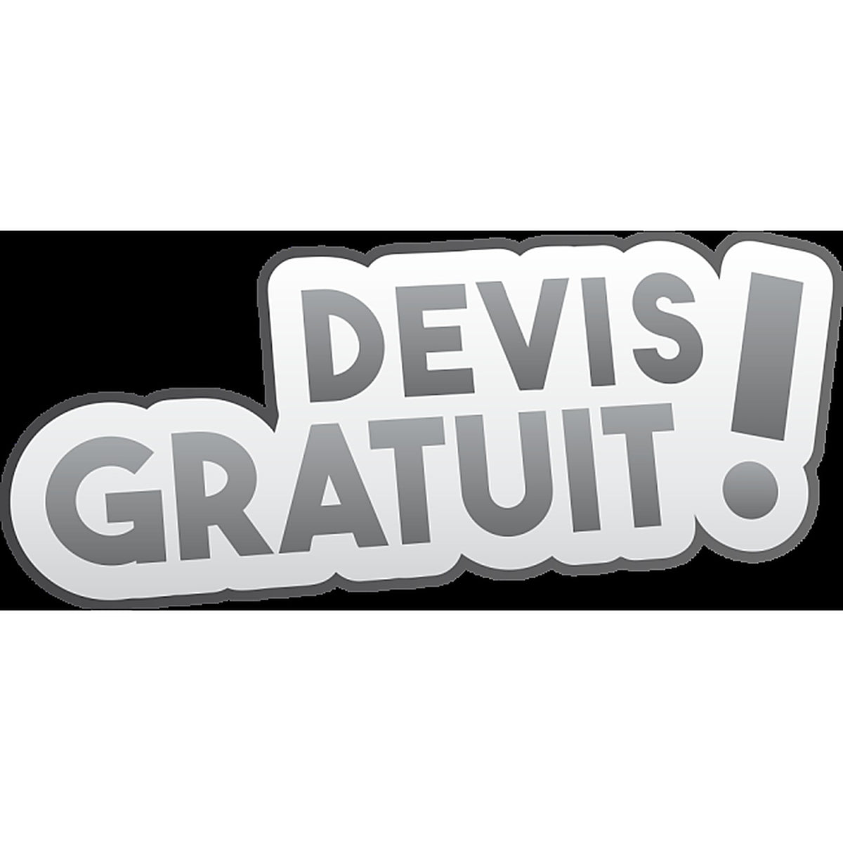 Sticker Promotionnel « Devis Gratuit » - Tous Formats
