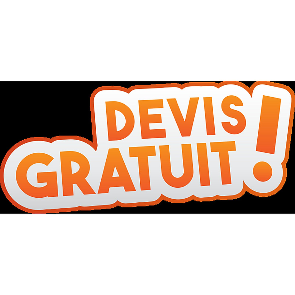 Autocollant Promotionnel « Devis Gratuit »