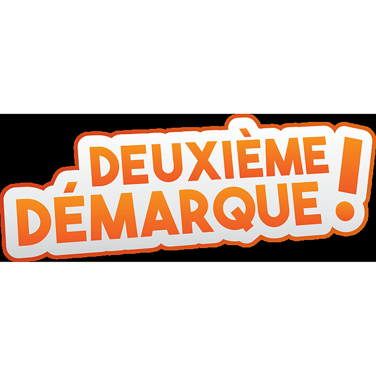Sticker Soldes Deuxième Démarque - Signalétique Commerciale