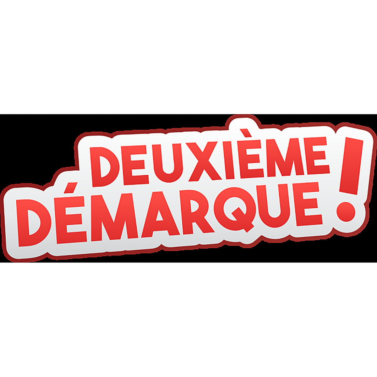 Sticker Soldes Deuxième Démarque - Signalétique Commerciale