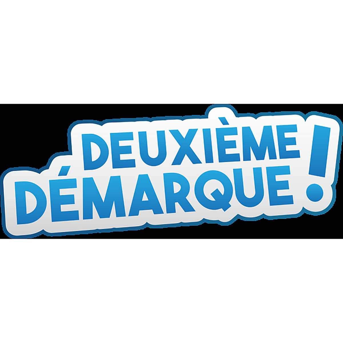 Sticker Soldes Deuxième Démarque - Signalétique Commerciale