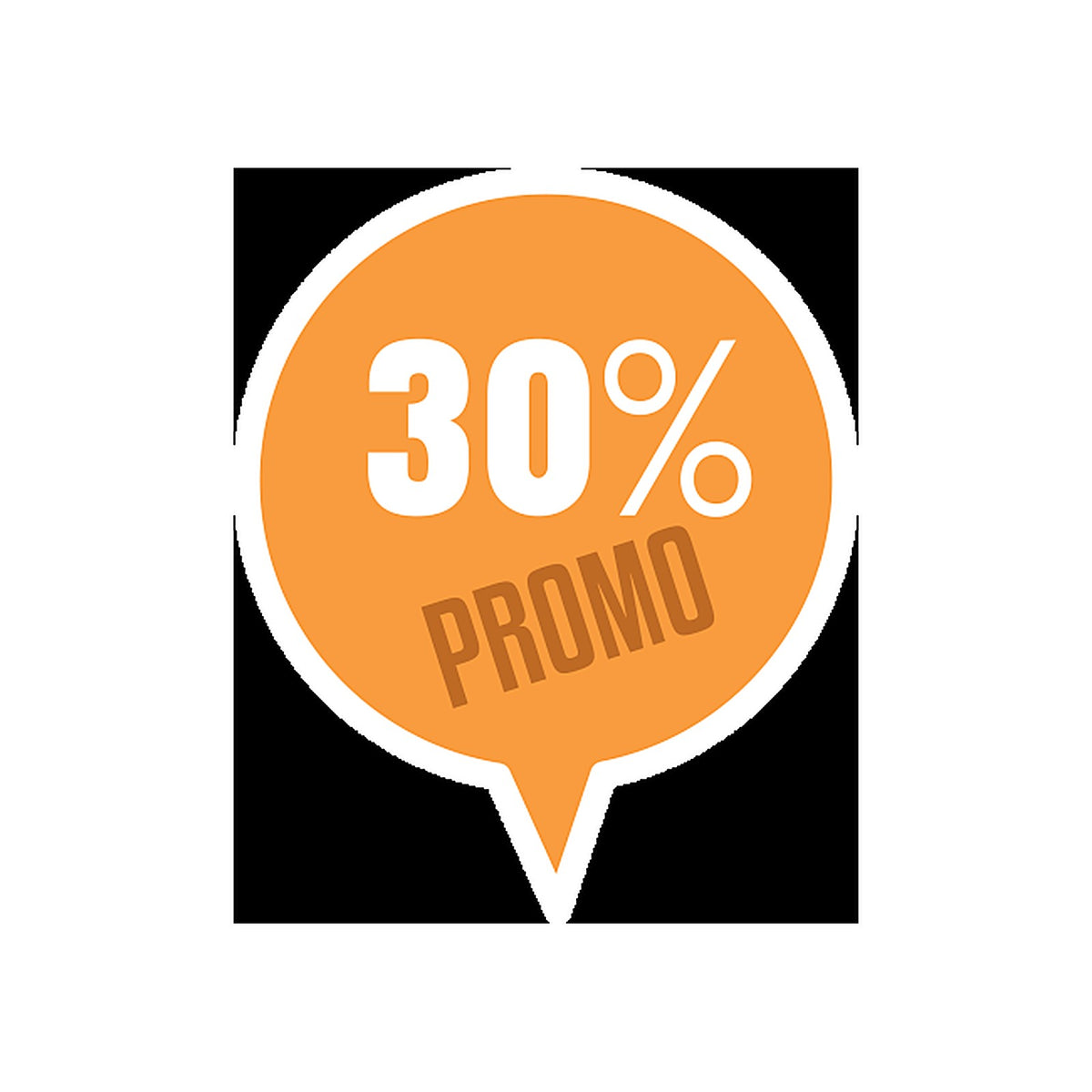 Sticker Promotion Soldes -30% | Signalétique Commerciale