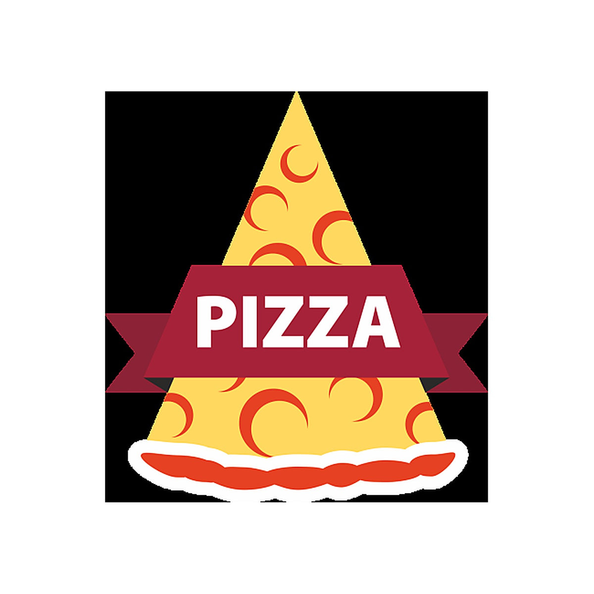 Sticker Logo Pizzeria - Signalétique Commerciale