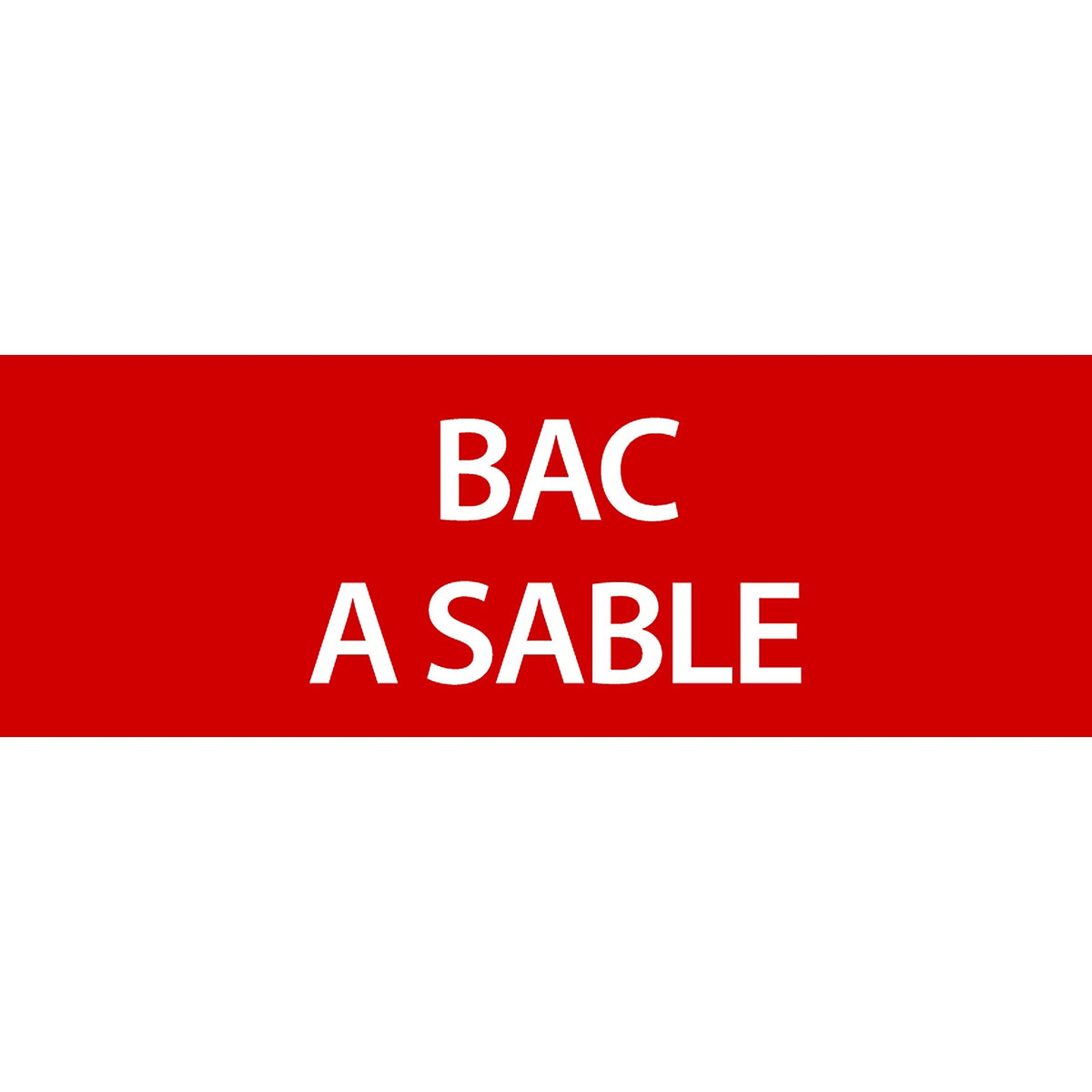 Panneau PVC 3mm 24x8cm Bac A Sable