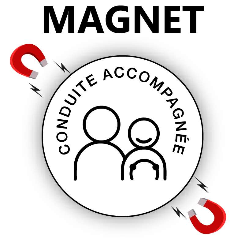 Disque conduite Accompagné Magnétique