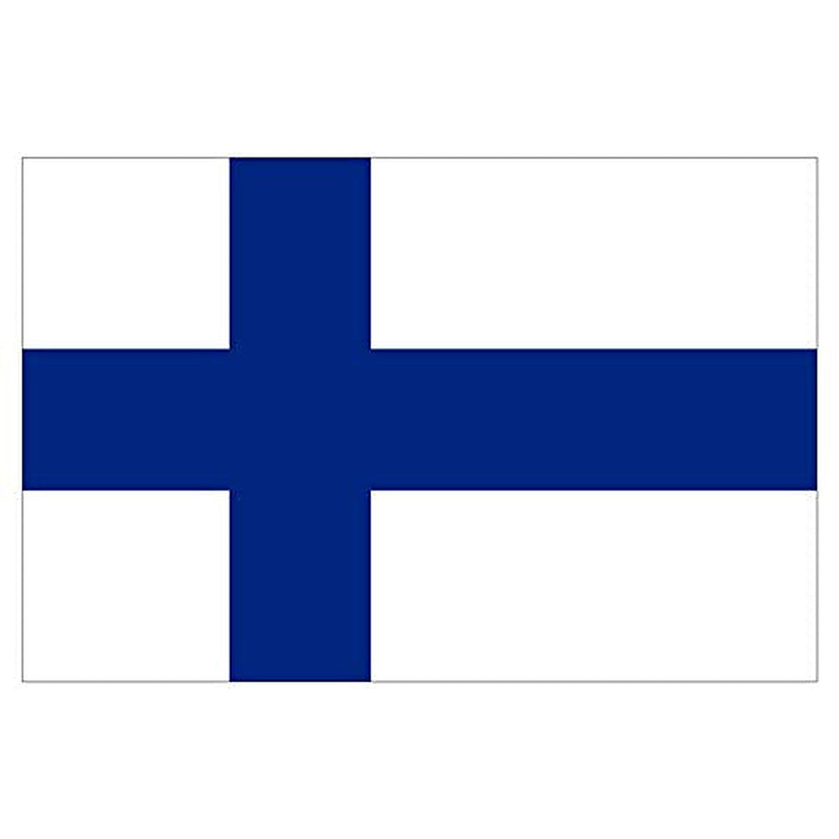 Supstick Lot de 8 Autocollants Stickers Drapeau de Pays Nation Finlande Format 3x2cm