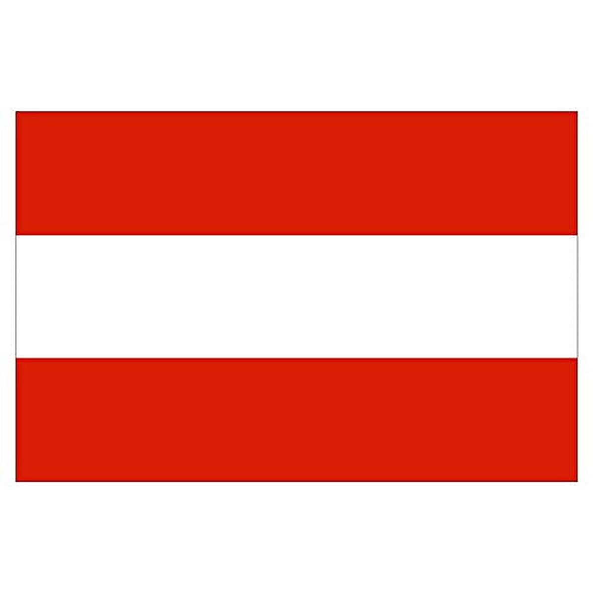 Supstick Autocollant Stickers Drapeau de Pays Nation Autriche Format 18x12cm