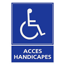 Supstick Autocollants Stickers Handicapé - Personne à mobilité réduite accès handicapé 4,5x6cm