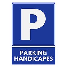 Supstick Autocollants Stickers Handicapé - Personne à mobilité réduite Parking handicapés 6x8cm