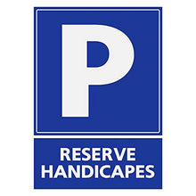 Supstick Autocollants Stickers Handicapé - Personne à mobilité réduite Parking réservé handicapés 4,5x6cm
