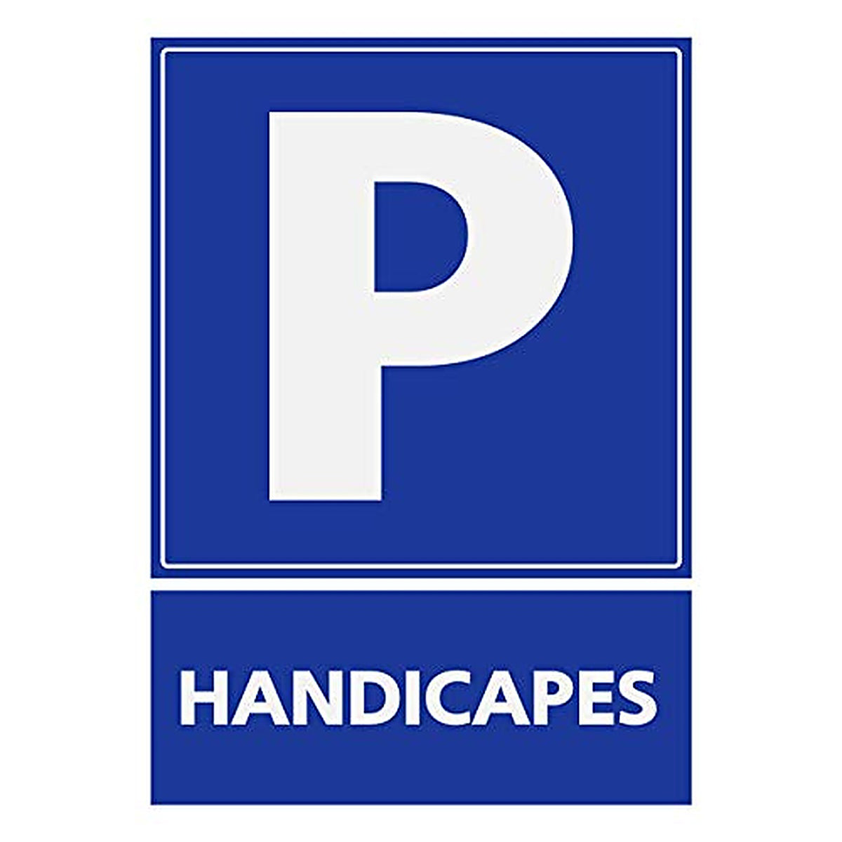 Supstick Autocollants Stickers Handicapé - Personne à mobilité réduite Parking handicapés 15x20cm