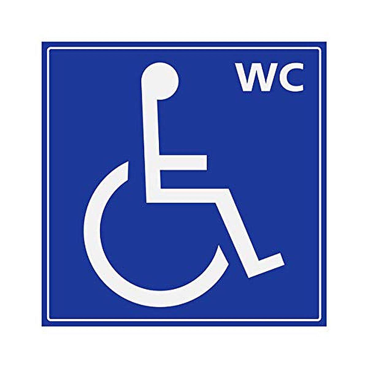 Supstick Autocollants Stickers Handicapé - Personne à mobilité réduite WC 5x5cm