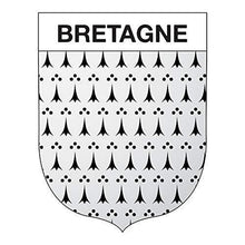 Supstick Autocollant Stickers Blason de région département Bretagne Format 15x12cm