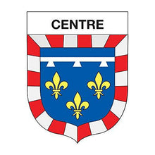 Supstick Autocollant Stickers Blason de région département Centre Format 10x8cm