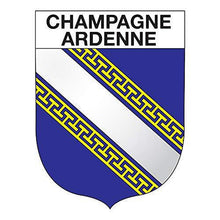 Supstick Autocollant Stickers Blason de région département Champagne-Ardenne Format 15x12cm
