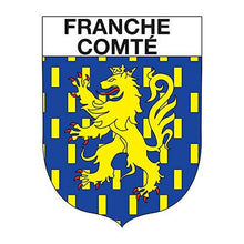 Supstick Autocollant Stickers Blason de région département Franche Comté Format 10x8cm