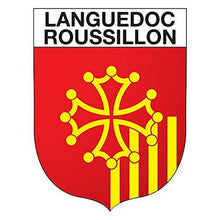 Supstick Autocollant Stickers Blason de région département Languedoc Roussillon Format 10x8cm