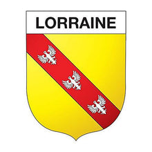 Supstick Autocollant Stickers Blason de région département Lorraine Format 10x8cm