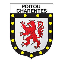 Supstick Autocollant Stickers Blason de région département Poitou-Charentes Format 10x8cm