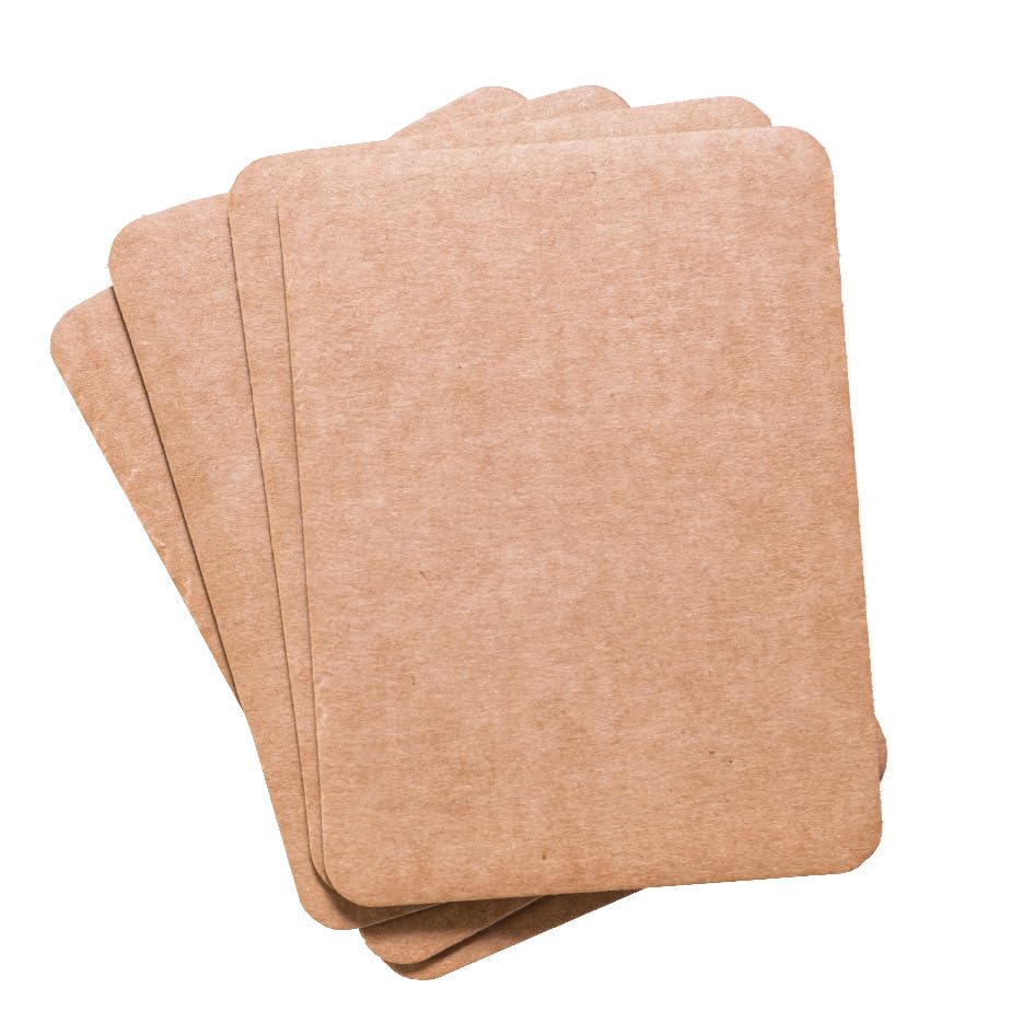 Lot de 100 Feuilles de papier Kraft 12x8 cm