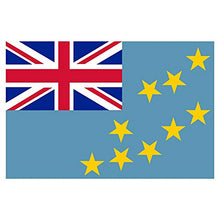 Panneau Rigide Format 18x12cm Drapeau de Pays Nation Tuvalu épaisseur 3mm