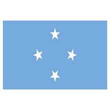 Panneau Rigide Format 18x12cm Drapeau de Pays Nation états fédérés de micronésie épaisseur 3mm