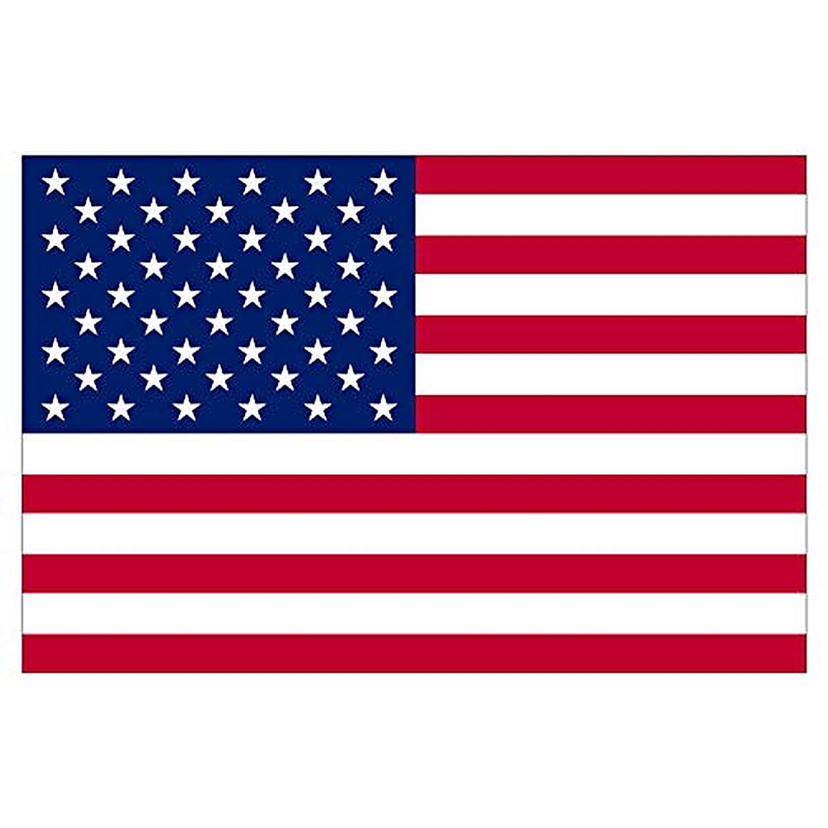 Panneau Rigide Format 18x12cm Drapeau de Pays Nation états-Unis épaisseur 3mm
