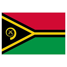 Panneau Rigide Format 18x12cm Drapeau de Pays Nation Vanuatu épaisseur 3mm