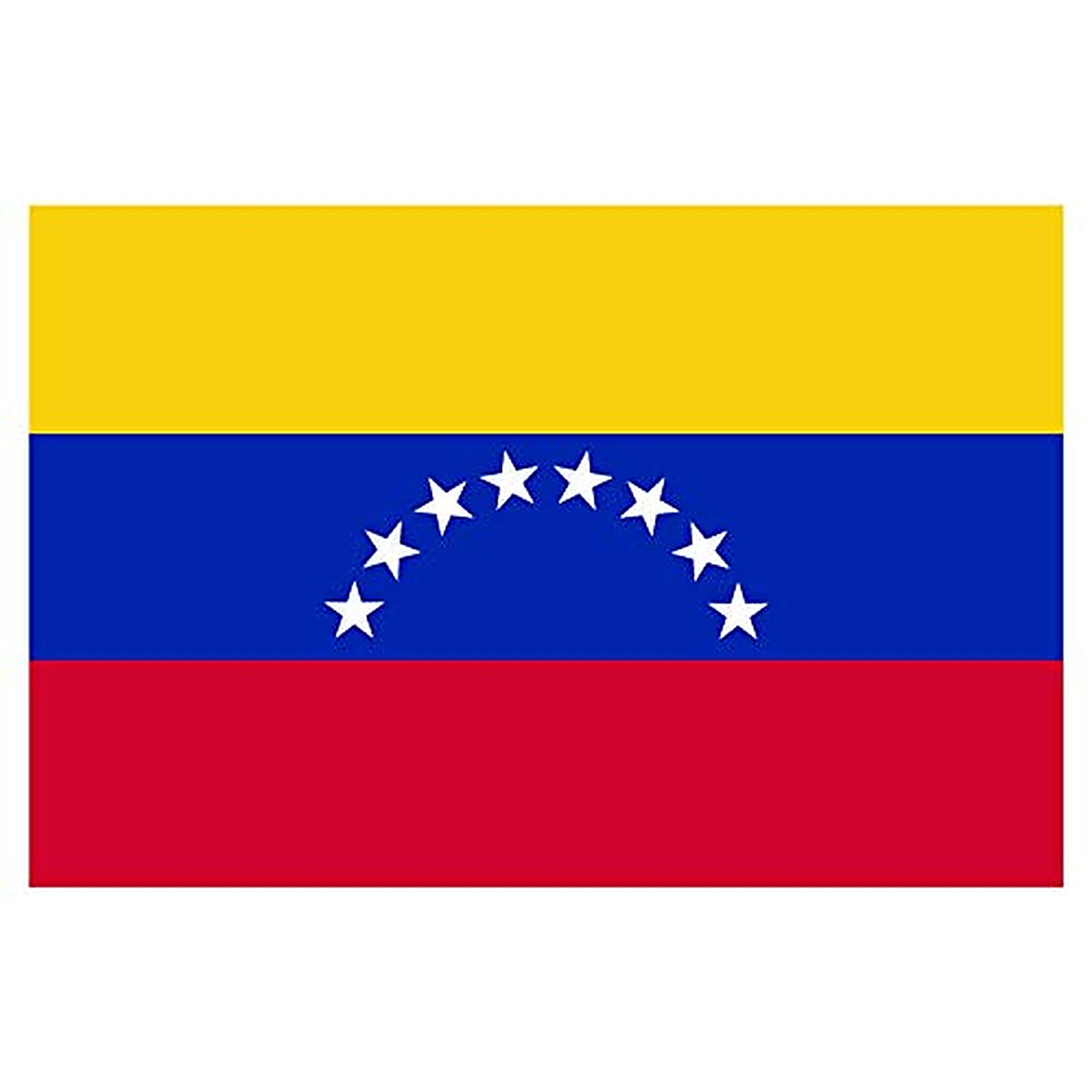 Panneau Rigide Format 18x12cm Drapeau de Pays Nation Venezuela épaisseur 3mm