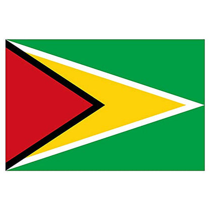 Panneau Rigide Format 18x12cmdrapeau de Pays Nation guyane épaisseur 3mm