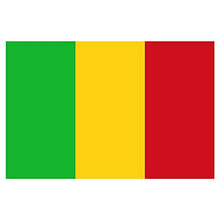 Panneau Rigide Format 18x12cmdrapeau de Pays Nation Mali épaisseur 3mm