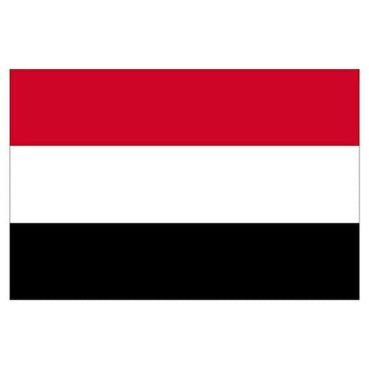 Panneau Rigide Format 18x12cm Drapeau de Pays Nation Yemen épaisseur 3mm