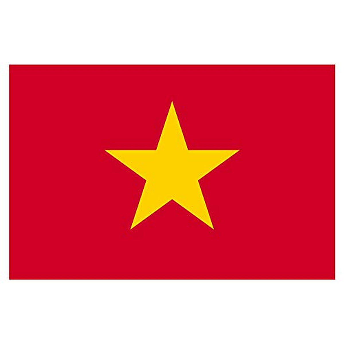Panneau Rigide Format 18x12cm Drapeau de Pays Nation Vietnam épaisseur 3mm