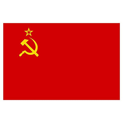 Panneau Rigide Format 18x12cm Drapeau de Pays Nation URSS épaisseur 3mm