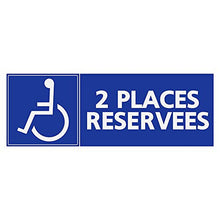 Panneau Rigide Handicapé - Personne à mobilité réduite accès Parking flèche Droite Format rectangulaire 18x6cm épaisseur