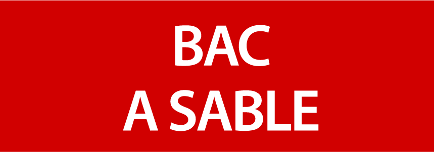 Panneau PVC 3mm 30x10cm Bac A Sable