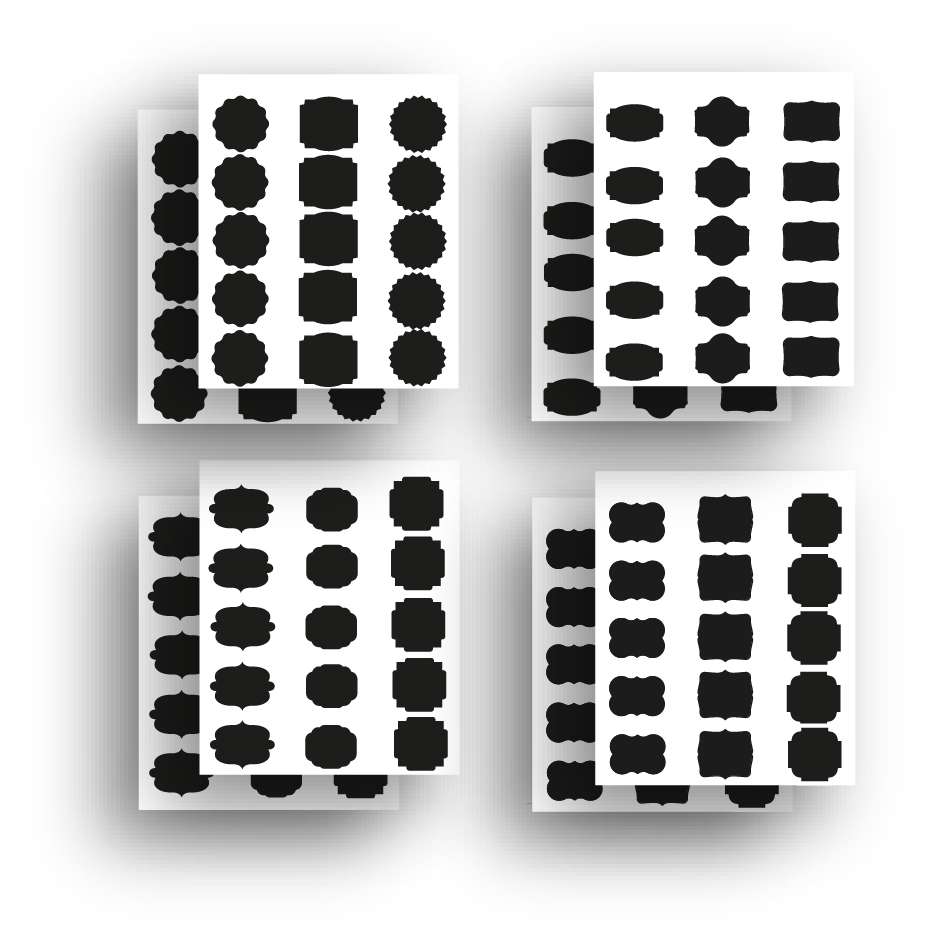 Etiquettes bocaux, autocollantes Réutilisables Effaçable pour épices, pot de confirure, rangement Cuisine 180 pcs