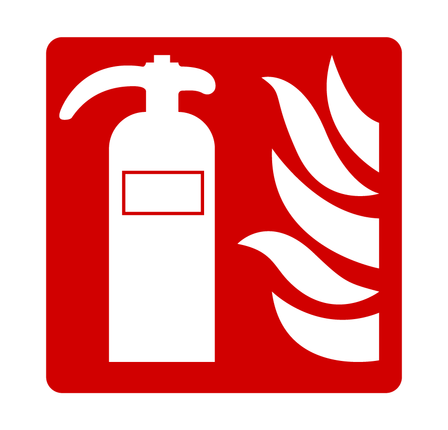 Panneau PVC 3mm 18x28cm Extincteur Incendie