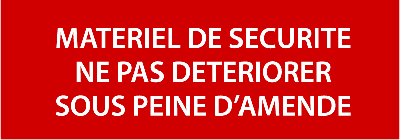 Autocollant Stickers Diamètre 10x30cm Matériel De Sécurité Ne Pas Détériorer Sous Peine D’Amande