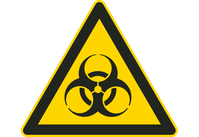 Autocollant Biohazard — Signalisation Risque Biologique
