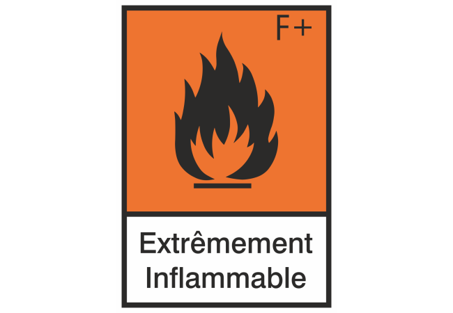 Autocollant Produit Extrêmement Inflammable - Signalétique