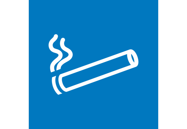 Autocollant Signalétique Espace Fumeur