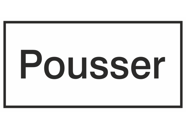 Autocollant Signalétique Pousser – Norme ISO 7010