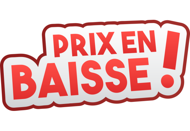 Autocollant Soldes et Prix Réduits – Format Flexible
