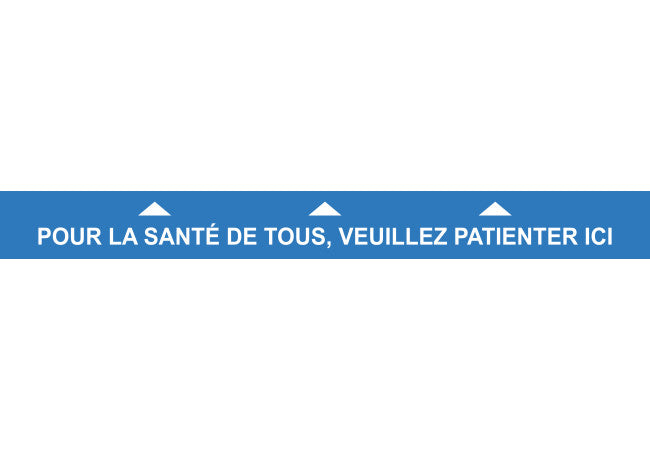 Bande adhésive de distanciation sociale COVID-19