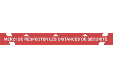 Bande adhésive distance de sécurité - COVID-19